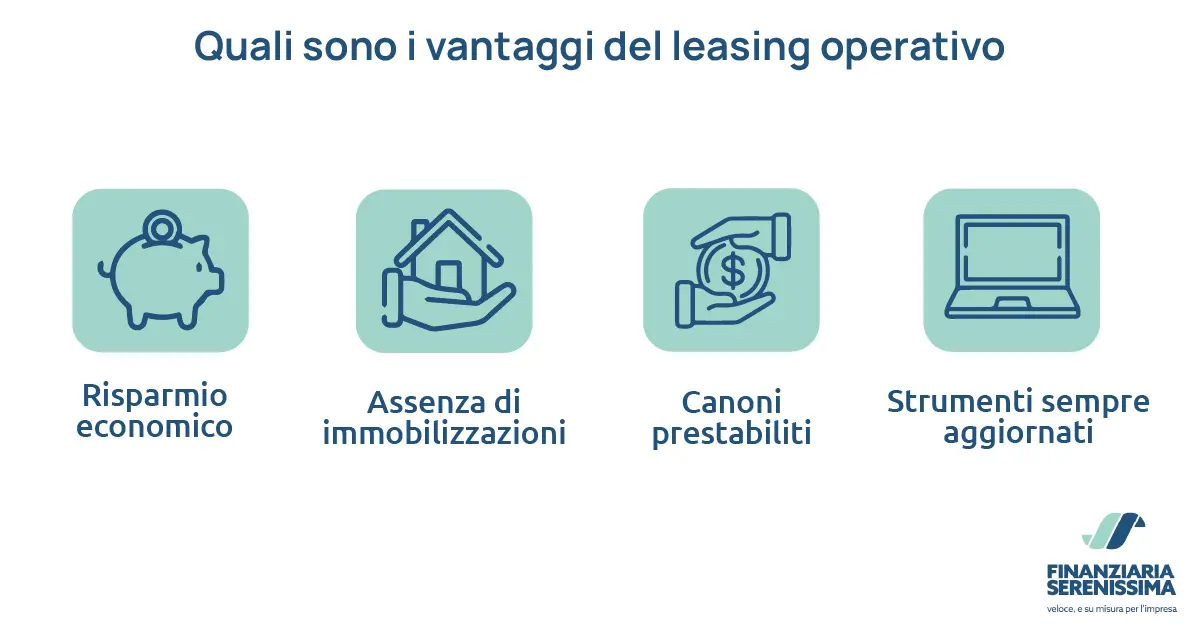 Quali sono i vantaggi del leasing operativo? - Finanziaria serenissima Quali sono i vantaggi del leasing operativo? - Finanziaria serenissima